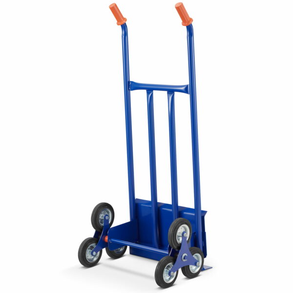 Transportna kolica, stepenice, 200 kg, plava | HIGHER - Image 5