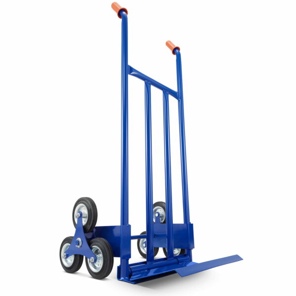 Transportna kolica, stepenice, 200 kg, plava | HIGHER - Image 8