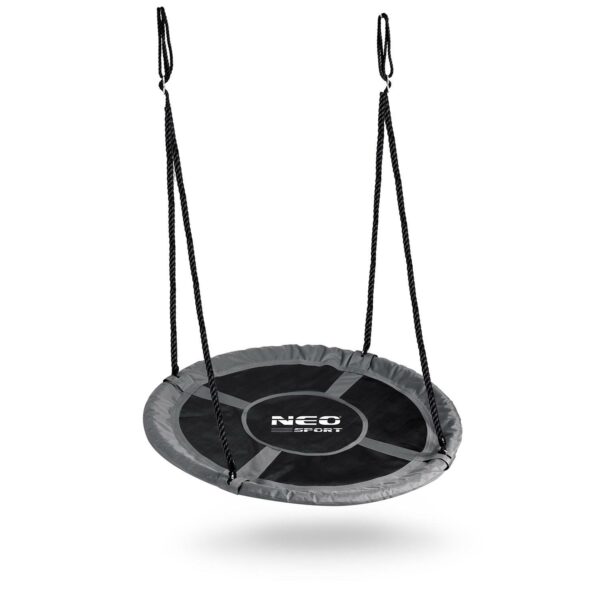 Vrtna ljuljačka rodino gnijezdo, 100 cm, siva | Neo-Sport - Image 3