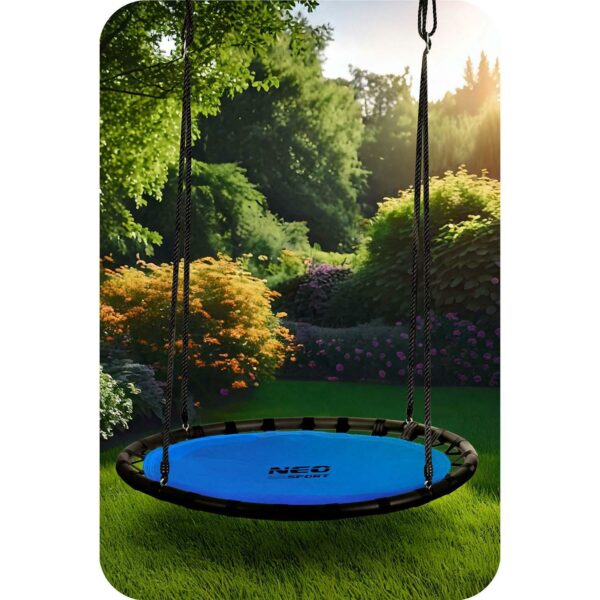 Vrtna ljuljačka rodino gnijezdo, 120 cm, plava | Neo-Sport - Image 6