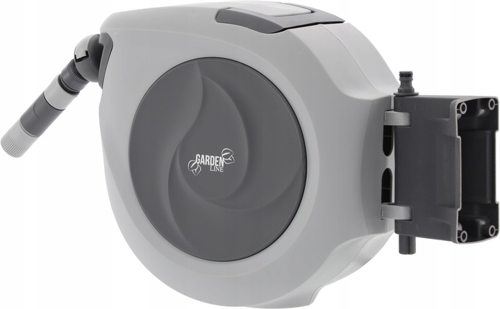 Automatski kolut za crijevo, 35 m, sivi | Garden Line - Image 3