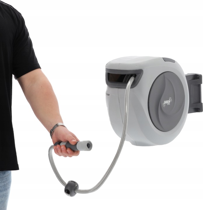 Automatski kolut za crijevo, 35 m, sivi | Garden Line - Image 4