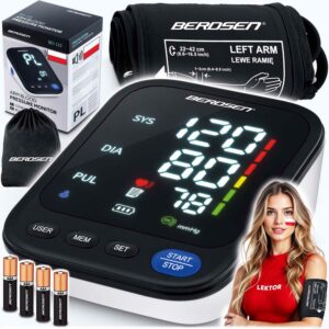 Mjerač krvnog tlaka BD-122, crno-bijeli | Berdsen