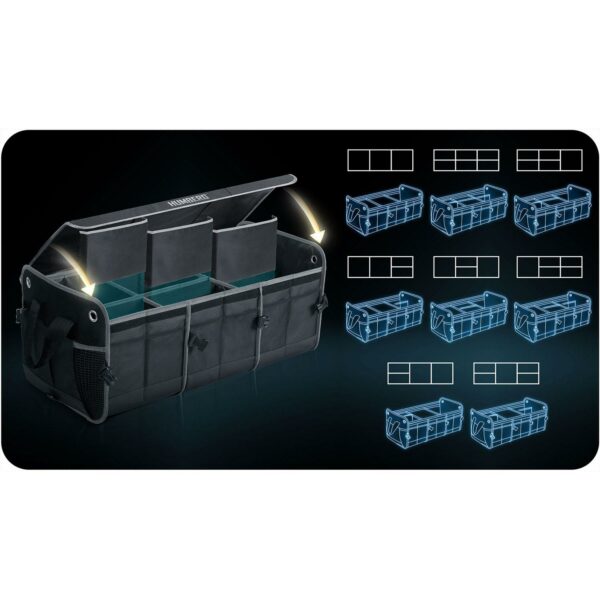 Organizator za auto HM-991, crni | Humberg - Image 9