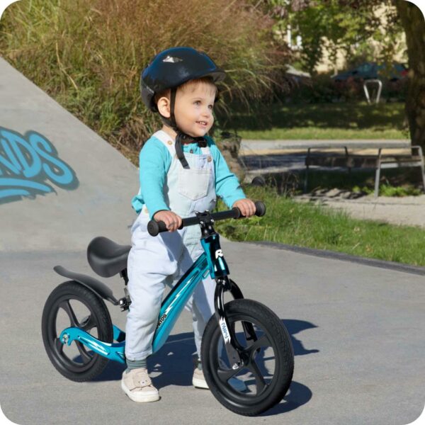 Dječji bicikl za ravnotežu FUNNU, tirkizna | Ricokids - Image 10
