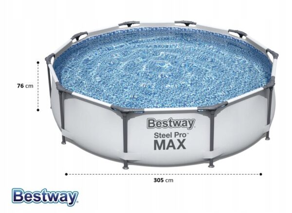 Bazen s okvirom i filtracijom, 305x76cm | Bestway - Image 2