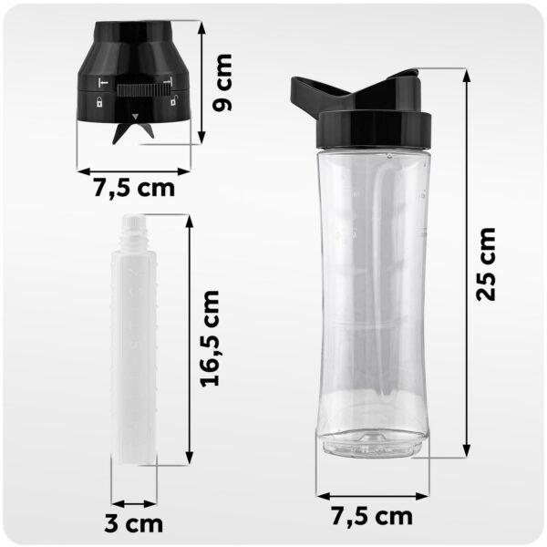 Boca za hlađenje smoothieja BD-755, 600 ml | Berdsen - Image 2