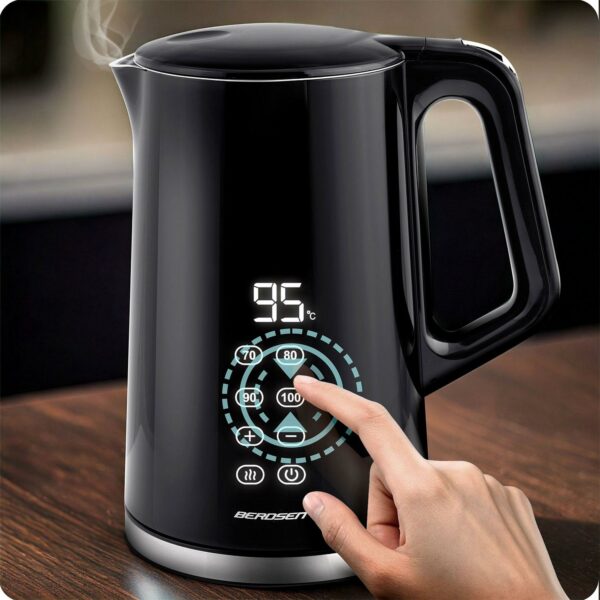 Instant kuhalo za vodu BD-71, 1,7 l, crno-srebrno | Berdsen - Image 10