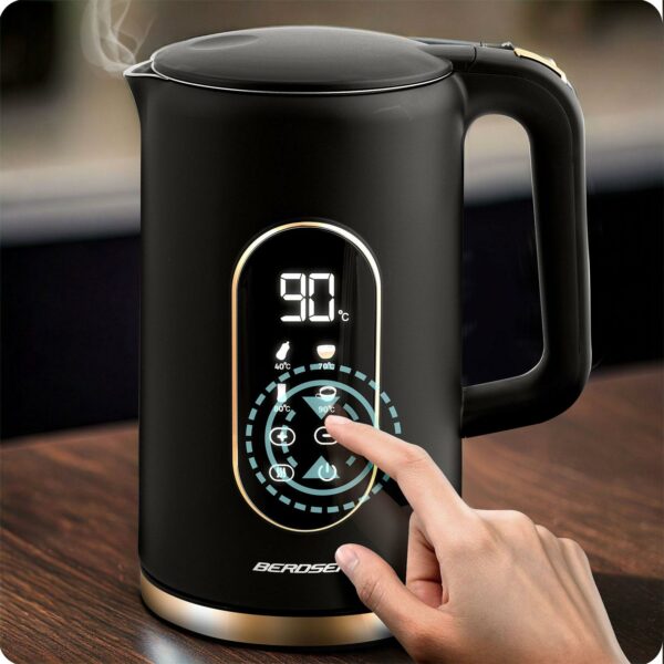 Instant kuhalo za vodu BD-712, 1,7 l, crno-zlatno | Berdsen - Image 11