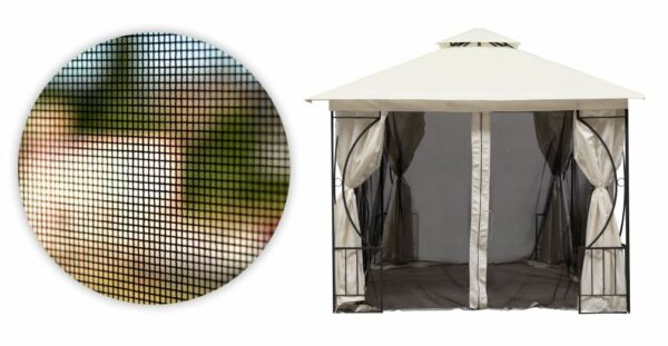 Mreža protiv komaraca za sjenicu, 3x3m, bež | MultiGarden - Image 4