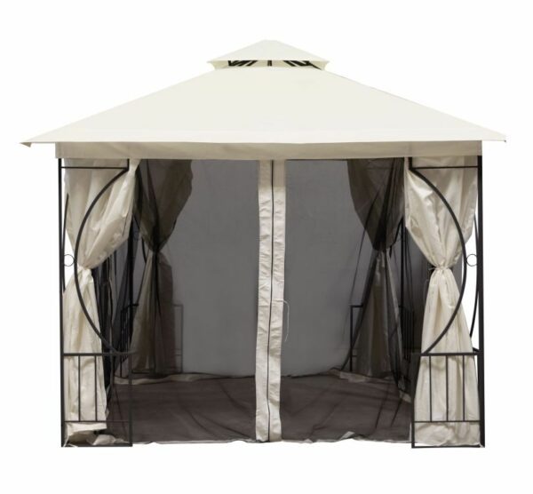 Mreža protiv komaraca za sjenicu, 3x3m, bež | MultiGarden - Image 5
