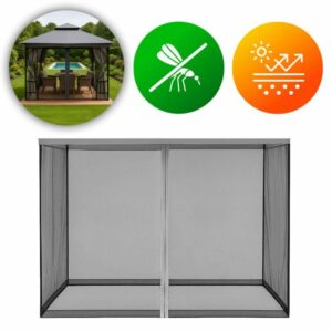 Mreža protiv komaraca za sjenicu, 3x3m, siva | MultiGarden