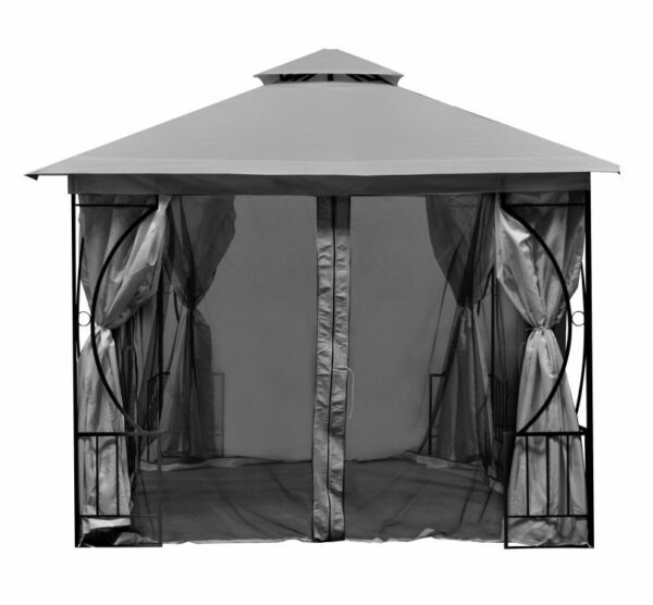 Mreža protiv komaraca za sjenicu, 3x3m, siva | MultiGarden - Image 5