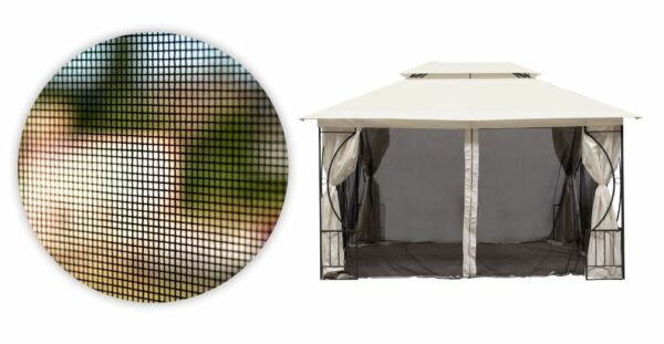 Mreža protiv komaraca za sjenicu, 3x4m, bež | MultiGarden - Image 4