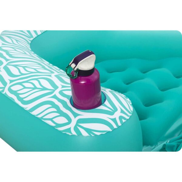 Napuhavajuća stolica Comfort Plush Pro, tirkizna | Bestway - Image 12