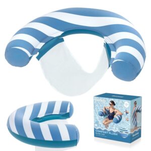Napuhavajuća stolica Comfort Plush, bijelo-plava | Bestway