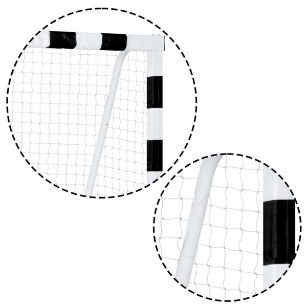 Nogometni gol NS-465, 300x200x90cm, crno-bijeli | Neo-Sport - Image 5