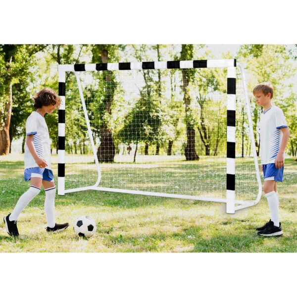 Nogometni gol NS-465, 300x200x90cm, crno-bijeli | Neo-Sport - Image 7