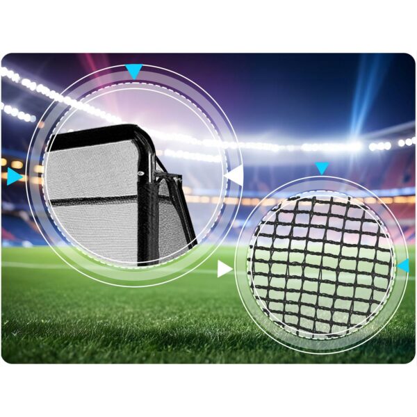 Nogometni gol NS-497, 300x200x90cm, crni | Neo-Sport - Image 5