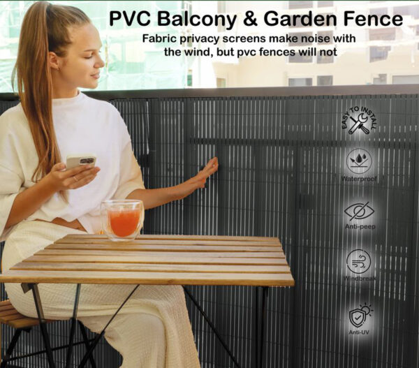 Ograda Ence DF13, 1m, antracit | Strend Pro - Image 5