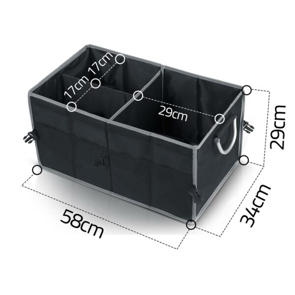 Organizator za auto HM-990, crni | Humberg - Image 3