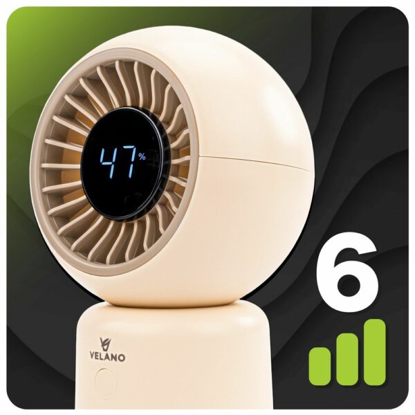 Stolni ventilator, bež | Velano - Image 12