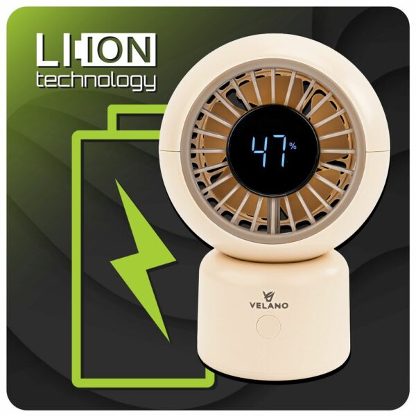 Stolni ventilator, bež | Velano - Image 15