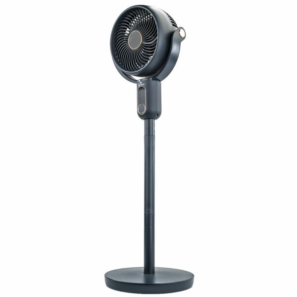Podni ventilator, 50 W, crni | Velano - Image 3