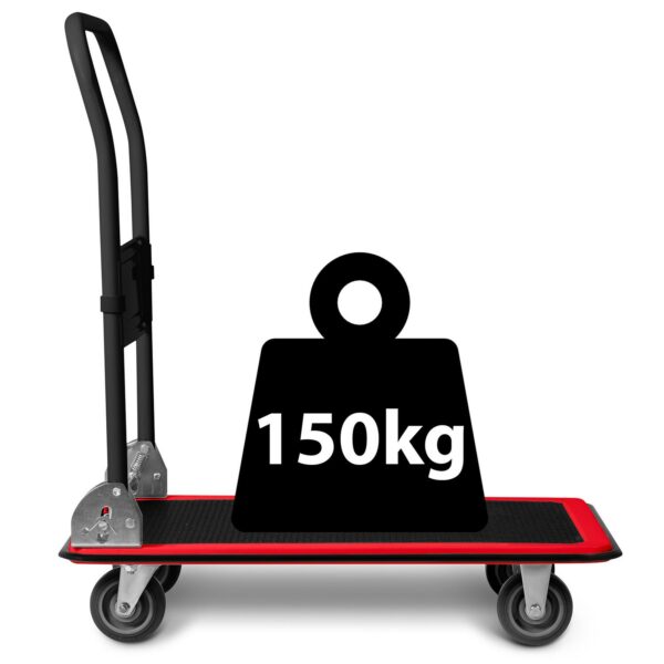 Transportna kolica s platformom HM-505, 150 kg | Humberg - Image 5