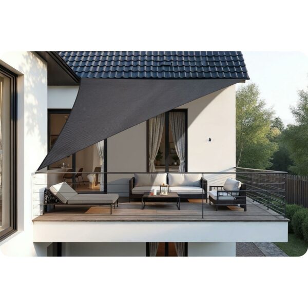 Trokutasto jedro za sjenu PL-886, 7m2, sivo | Plonos - Image 9
