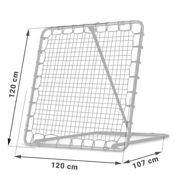 Vrat za trening, 120x120cm, crni | Neo-Sport - Image 7