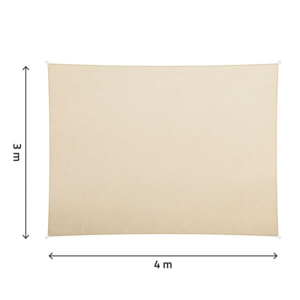 Zasjenjivač PL-885, 3x4m, bež | Plonos - Image 2