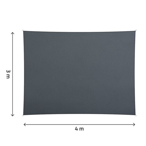 Zasjenjivač PL-885, 3x4m, siv | Plonos - Image 2
