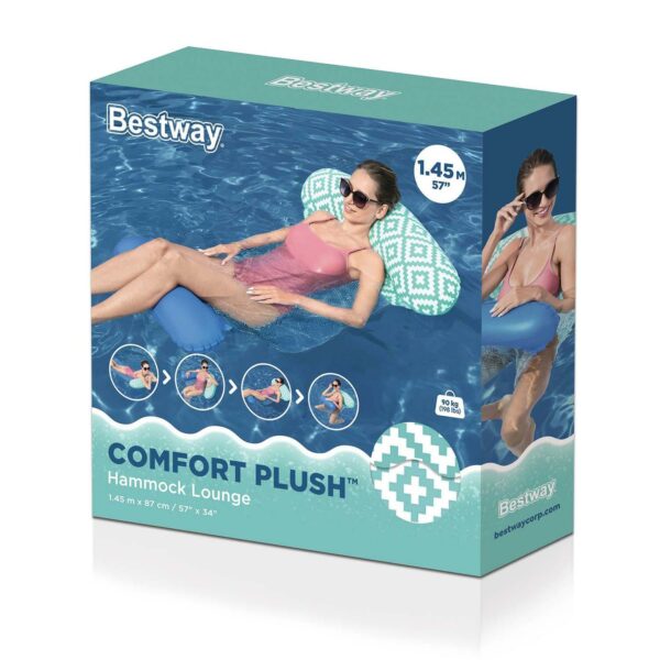 Zračni madrac Comfort Plush, plavi | Bestway - Image 7