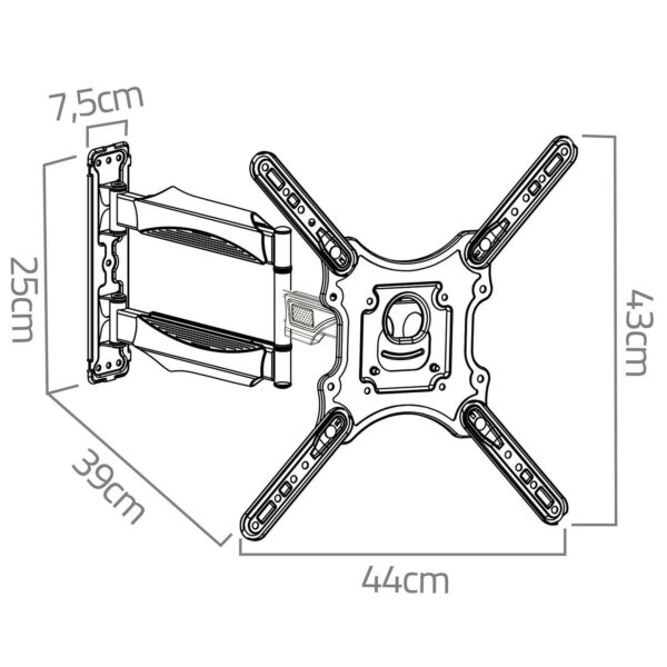 Nosač za TV 17-56″, 35kg | Humberg - Image 2