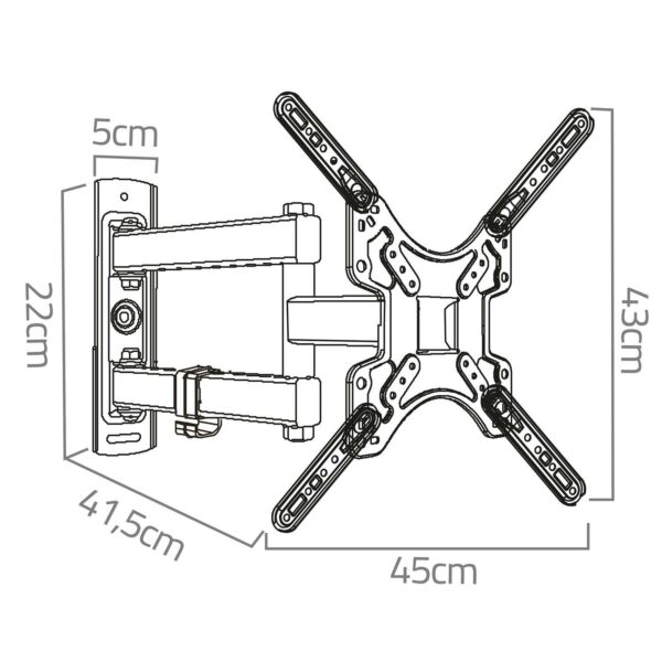 Nosač za TV 17-56″, 30 kg | Humberg - Image 2