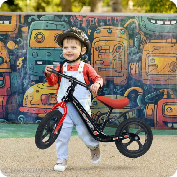 Dječji bicikl za ravnotežu FUNNU, crni | Ricokids - Image 11