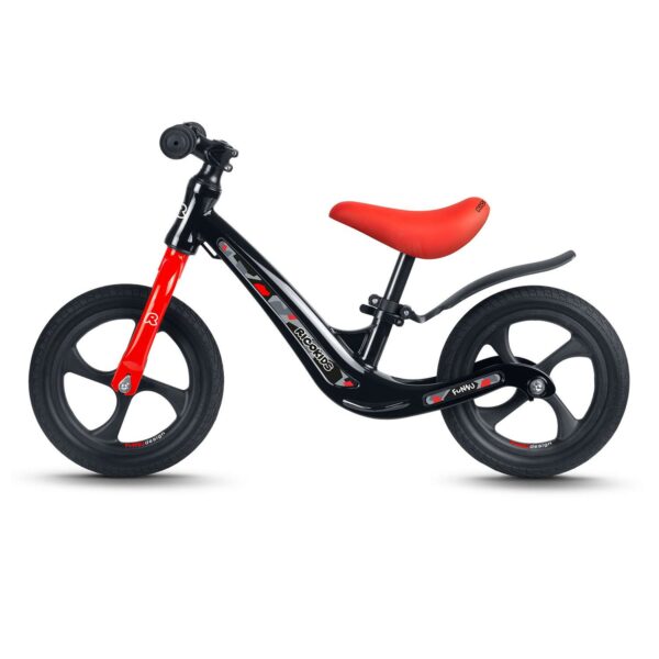 Dječji bicikl za ravnotežu FUNNU, crni | Ricokids - Image 3