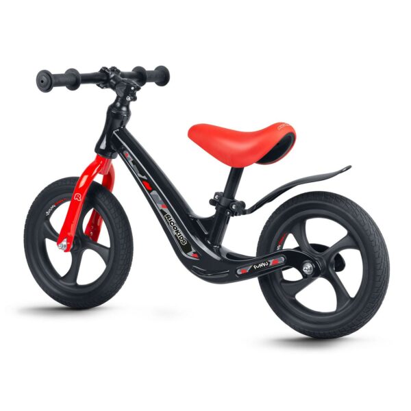 Dječji bicikl za ravnotežu FUNNU, crni | Ricokids - Image 4