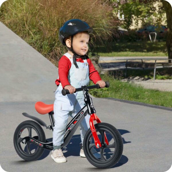Dječji bicikl za ravnotežu FUNNU, crni | Ricokids - Image 9