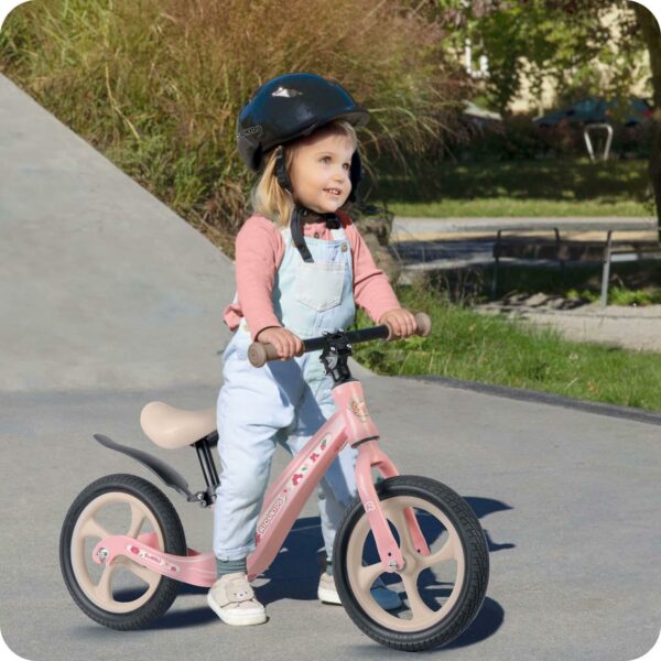 Dječji bicikl za ravnotežu FUNNU, ružičasti | Ricokids - Image 12