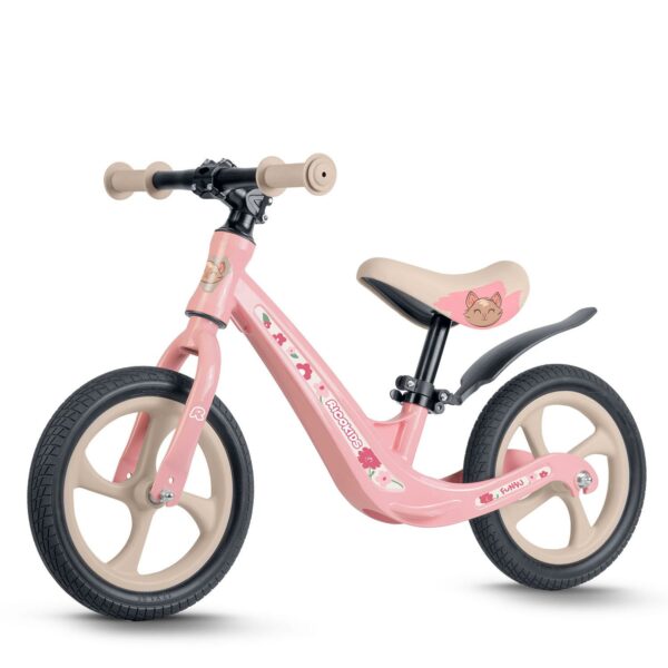 Dječji bicikl za ravnotežu FUNNU, ružičasti | Ricokids - Image 5