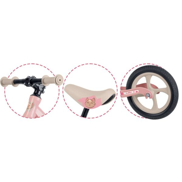 Dječji bicikl za ravnotežu FUNNU, ružičasti | Ricokids - Image 6