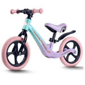 Dječji bicikl za ravnotežu FUNNU, ljubičasti | Ricokids idealan je za djecu od 2 godine koja uče održavati ravnotežu i pripremaju se za vožnju klasičnog bicikla.
