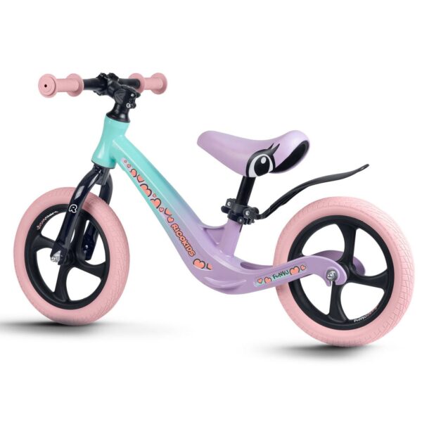Dječji bicikl za ravnotežu FUNNU, ljubičasti | Ricokids - Image 4
