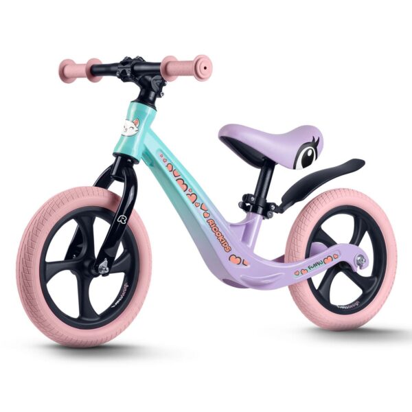 Dječji bicikl za ravnotežu FUNNU, ljubičasti | Ricokids - Image 5