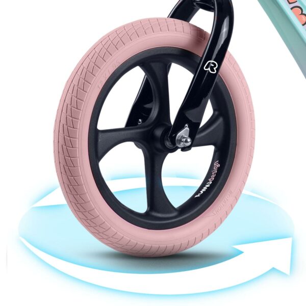 Dječji bicikl za ravnotežu FUNNU, ljubičasti | Ricokids - Image 8