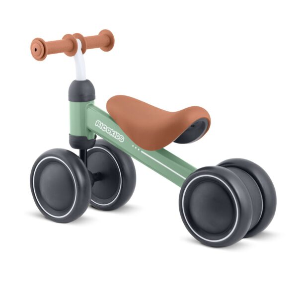 Dječji trokotačni balans bicikl, plišani medvjedić | Ricokids - Image 4