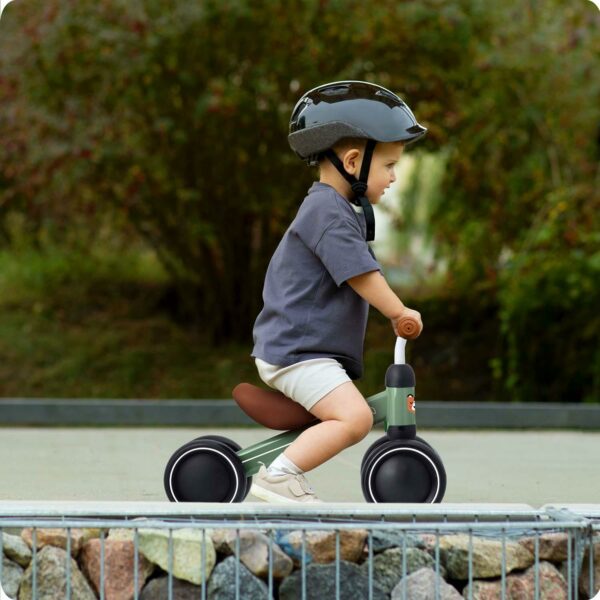 Dječji trokotačni balans bicikl, plišani medvjedić | Ricokids - Image 8