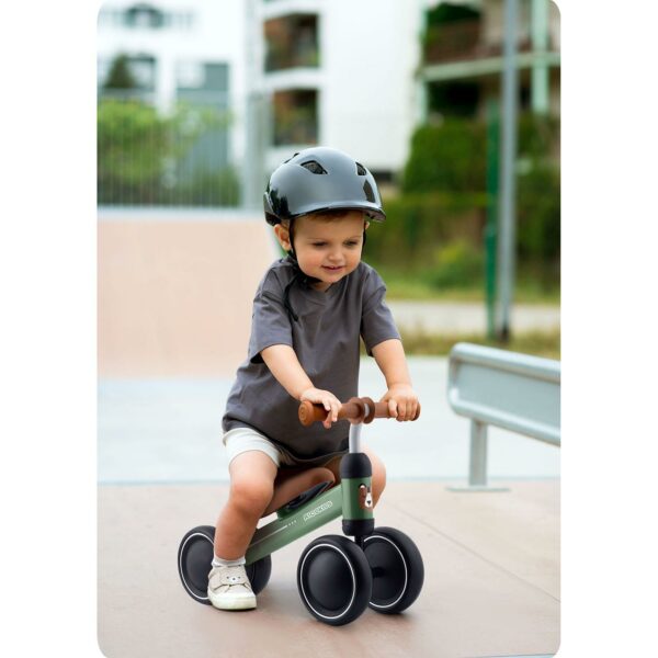 Dječji trokotačni balans bicikl, plišani medvjedić | Ricokids - Image 9